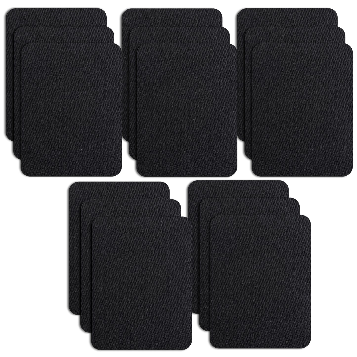 COMNICO Denim Patches for Jeans Kit (Black)