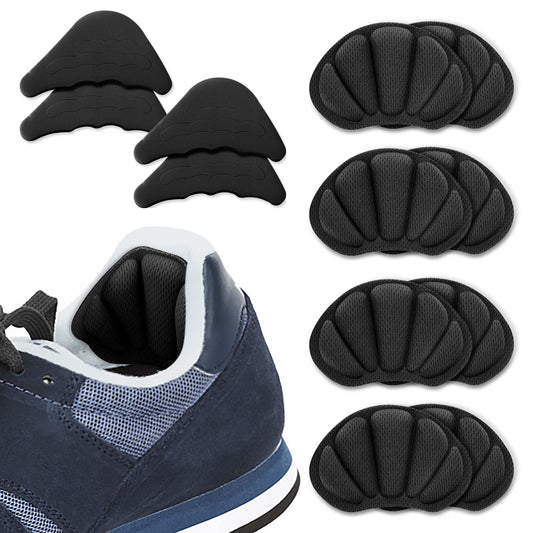 Sibba 6 Pairs Shoe Fillers for Big Shoes includes 2 Pairs Adjustable Toe Filler Inserts and 4 Pairs Heel Grips Liner Insert Preventing Too Big Shoe Relieve Pain Foot Care Protector