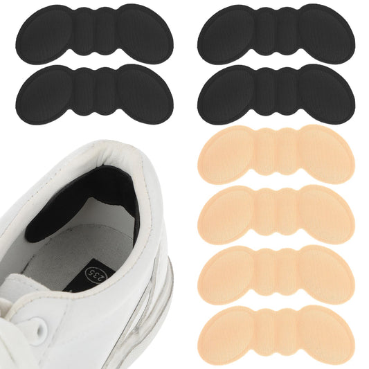 Sibba Heel Pads Shoes 4 Pairs Arch Support Insoles Self Sticky Cushion Non Slip Foot Pads Breathable Sole Grips Protectors Shock Absorbing Fit Sneakers High Heel (Multicolor)