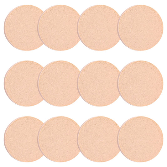 Sibba Makeup Sponge Foundation Loose Powder Puff 12 Pieces Mini Make Up Beauty Blender Holder Eye Techniques Facial Face Pressed Blending Brush Pads Setting Applicator Dry Wet Use