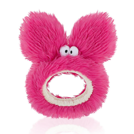 Bath Headband Face Care Beauty Washing Wash Shower Hair Accessory Set Makeup Towel Holder Fluffy Non Slip Wide Hairband Animal Ears Cartoon Headwear Make Up Skincare Head Band Adult Women(Rose red)