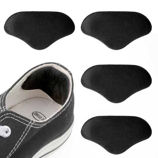 COMNICO Heel Shoe Grips Inserts, 2 Pairs Self-Adhesive Heel Cushion Pads Improve Shoe Fit Liner Shoe Insoles Prevent Too Big Foot Care Protector for Loose Shoes