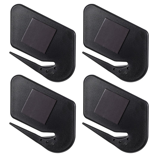 Wanmu 4Pcs Letter Opener, Envelope Slitter for Mail with Magnetic Storage, Safe Blade Openers for Package, Paper, Letter