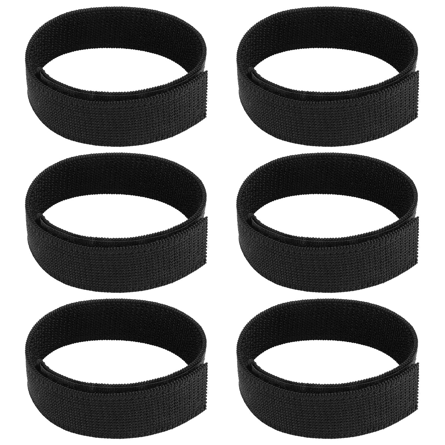 6PCS Black Boot Blousers, Elastic Military Boot Straps Boot Bands Military Blousing Straps, Adjustable Tuck Tight Strips for Hunting Gardening Hiking Cycling Fishing Army Uniforms Men Women