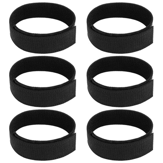 6PCS Black Boot Blousers, Elastic Military Boot Straps Boot Bands Military Blousing Straps, Adjustable Tuck Tight Strips for Hunting Gardening Hiking Cycling Fishing Army Uniforms Men Women