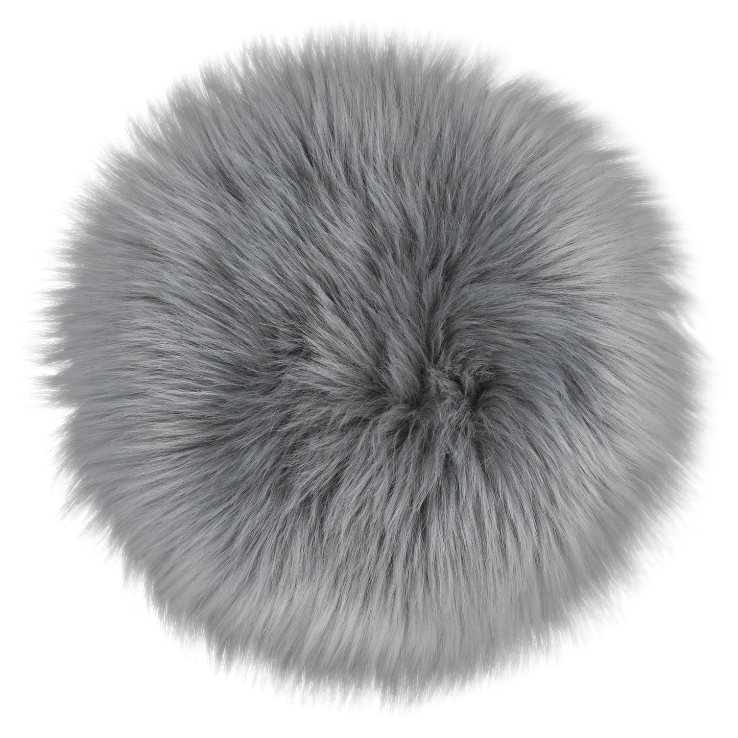 Sibba Area Rug 16 Inch Fluffy Faux Fur Fuzzy Fireplace Decor Room Throw Floor Bedside Soft Carpet Chair Bathroom Corner Living Bedroom Home Kitchen Small Cushion Pad Protector ()