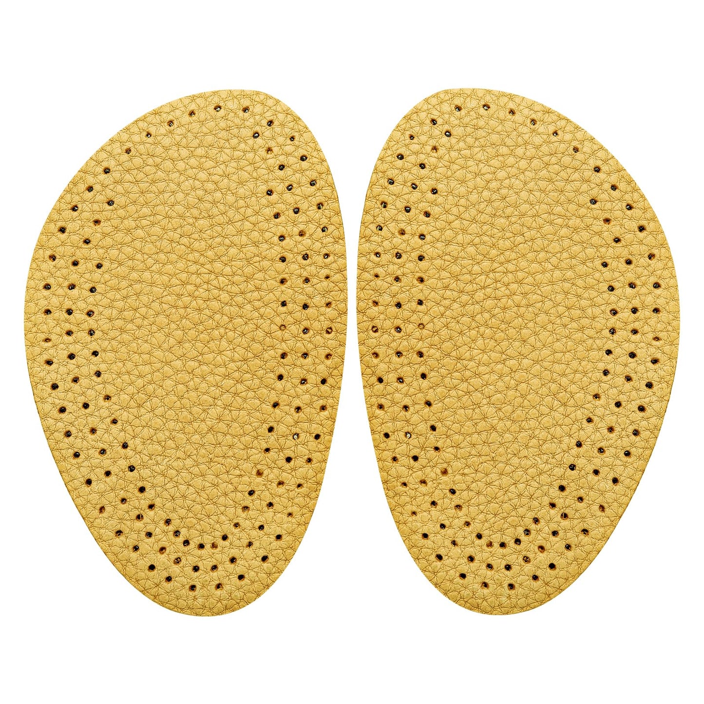 Sibba 2 Pieces Leather Half Insoles Soft Latex Half Insoles Orthotic Insoles Half Forefoot Insole Comfortable Inner Soles for Women Heels, Flats, Boots Statement Shoes