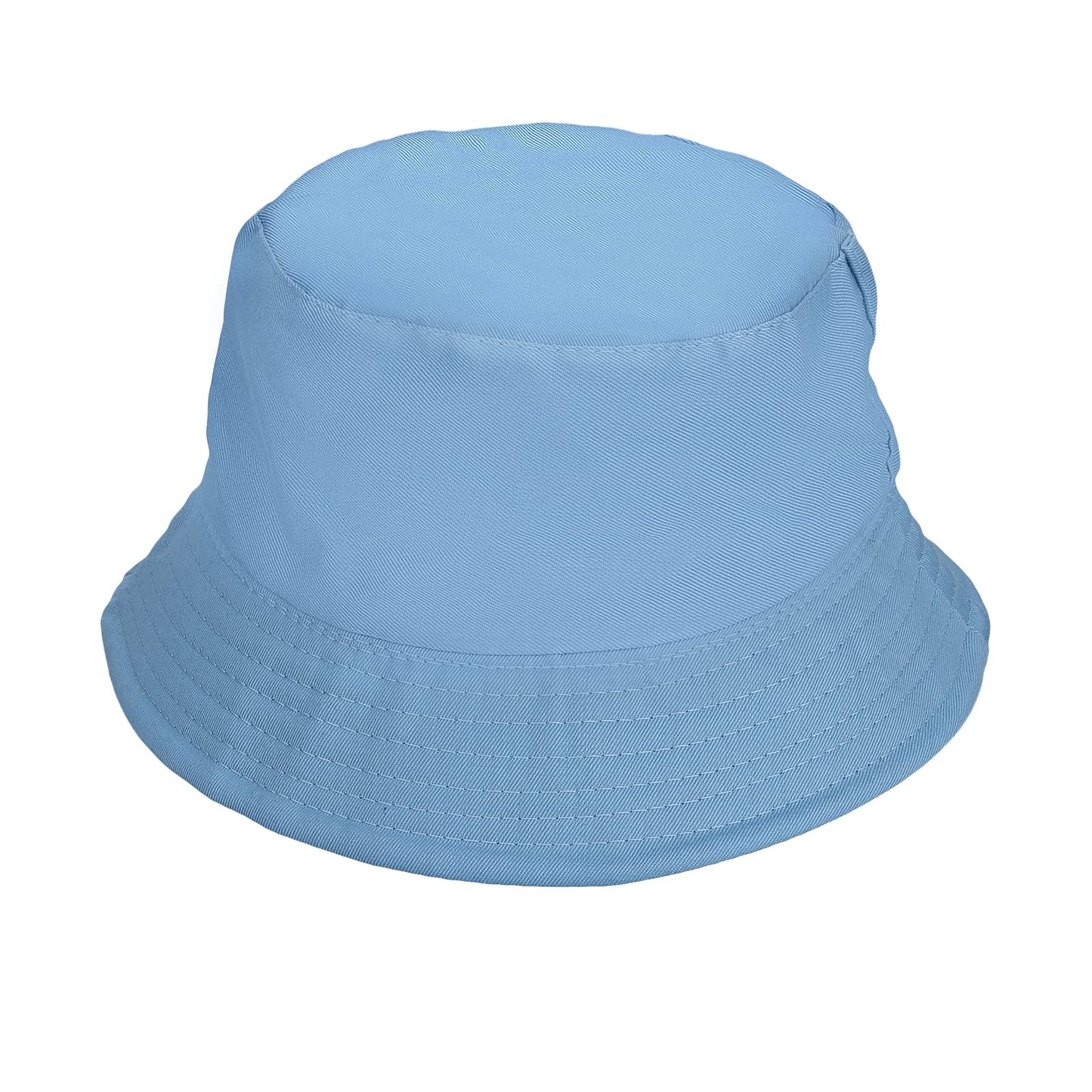 Sibba Bucket Hat Summer Fisherman Sunshade Caps Unisex Packable Hats for Women Men Holidays Hiking Camping Shopping 56-58cm Plain Colors Keep Warm in Winter (Blue)
