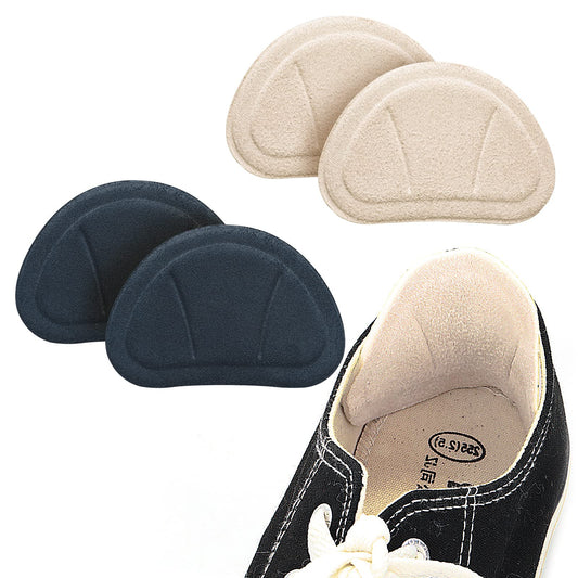 Sibba 4 Pieces Heel Cushion Pads Comfortable Heel Liners Grips Foot Care Protector Thickening Shoe Insoles Stickers with Strong Adhesion for Loose Shoes Sneakers High Heels Women Men Kids