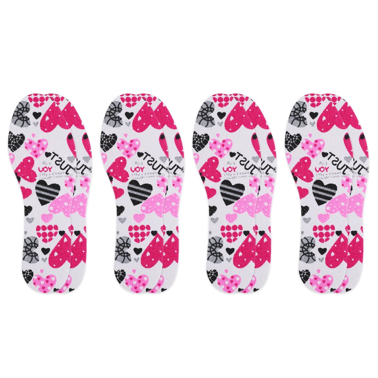 Sibba 4 Pairs Shoe Inserts Insoles Sneaker Heel Sole Pad Balls Cushion Tennis Running Boot Step Fit Too Big Feet Standing All Day Plantar Fasciitis Foot Liners Replacement Comfort for Women Men