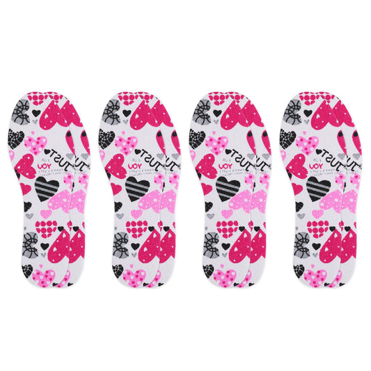 Sibba 4 Pairs Shoe Inserts Insoles Sneaker Heel Sole Pad Balls Cushion Tennis Running Boot Step Fit Too Big Feet Standing All Day Plantar Fasciitis Foot Liners Replacement Comfort for Women Men