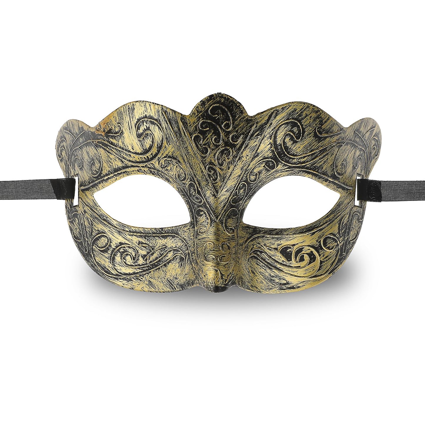 Sibba Masquerade Mask Men Venetian Party Ball Masks Vintage Halloween Costume Mardi Gras Mask Christmas for Fancy Dress Cosplay Proms Carnival Festival Christmas Accessory (Gold)