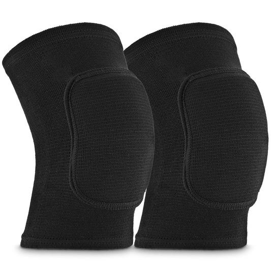 Sibba Compression Elbow Pads Arm Brace Support Fitness Arm Knee Protector Volleyball Basketball Breathable Elbow Wraps for Kids, Men and Women(XS,Black)
