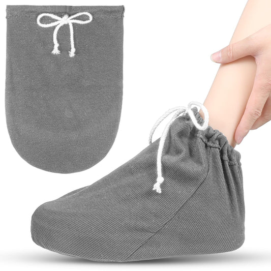 Sibba 1 Pcs Leg Cast Cover Cast Sock Cover for Foot Toe Cover Socks Adjustable Cast Protector Washable Cast Sleeve Drawstring Plaster Protector for Men Women