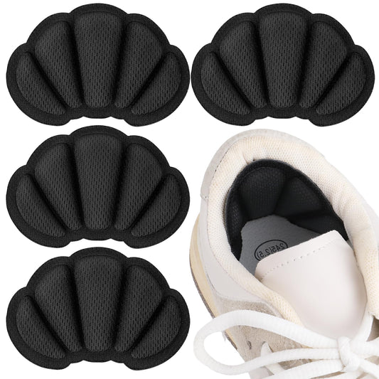 Sibba 2 Pairs Heel Grips for Shoes Too Big, Heel Cushions Inserts, Self-Adhesive Foot Cushions Pads for Women Men, Improved Shoe Fit and Comfort, Prevent Heel Slipping, Rubbing, Blisters, Foot Pain