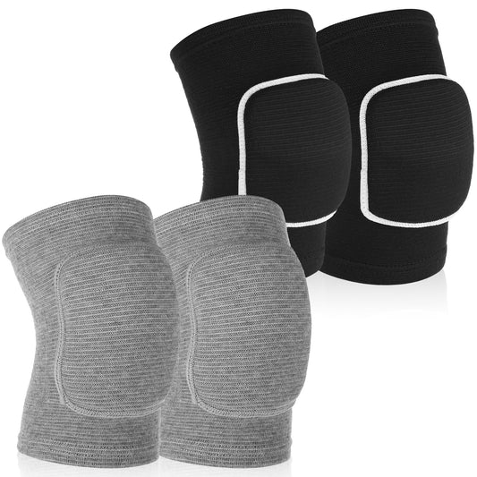 Sibba Elbow Pads, 2 Pairs Compression Arm Brace Support, Breathable, for Kids, Men and Women, Basketball, Volleyball, Fitness, Unisex