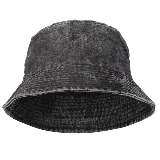 Sibba Bucket Hat Packable Sun Summer Beach Fisherman Cap Cute Large Head Brim Golf Clothing Cooling Spring Tour Accessories 90s Fashion for Women Mens Teen Girls Kids (Black)
