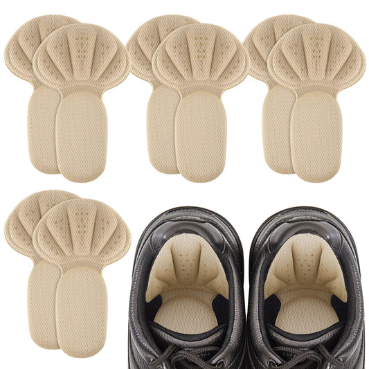 4 Pair Heel Cushion Inserts Heel Grips Shoes Pads for Shoes Too Big Self-Adhesive Foot Cushions Pads Thick Shoe Inserts Back Insoles Anti Blister Shoe Liners Heel Protectors for Women Men (Nude)