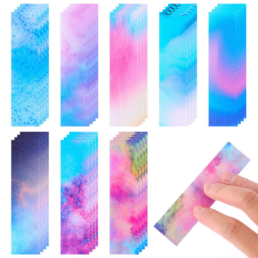 Anxiety Sensory Stickers Strips Anti Stress Tactile Rough Sensory Calm Textured Strips Adhesive Tactile Fidget Tape Textures Calm Quiet Strips for Anxiety Stickers Relieve Adult Teen Stress, 32Pcs