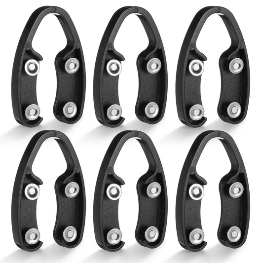 UXIANLB 6Pcs Wine Foil Cutter Tool, 4 Stainless Blades Foil Remover Wine, Bottles Opener Accessory for Wine Lovers, Removes Foil Top Effortlessly, Practical Wine Foil Remover Tool (Black)