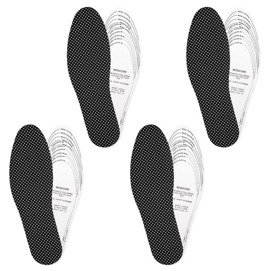 Sibba Breathable Shoe Insoles for Women Man 4 Pairs Memory Foam Inserts Breathable Shoe Latex Insole, Cut to Size Comfort Replacement Shoe Inserts for Sports Running Men 7.5-11.5 Woman 4-9