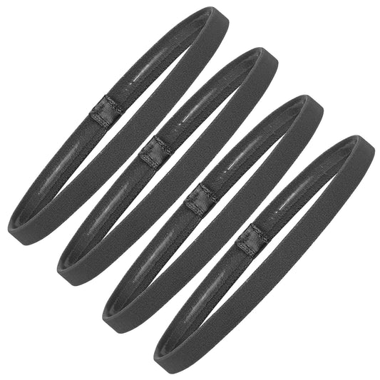 Sibba Elastic Sports Headbands 4 Packs Athletic Exercise Sport Football Non-Slip Silicone Grip Thin Headband Mini Sweatband Headwear for Yoga Outdoor Accessories