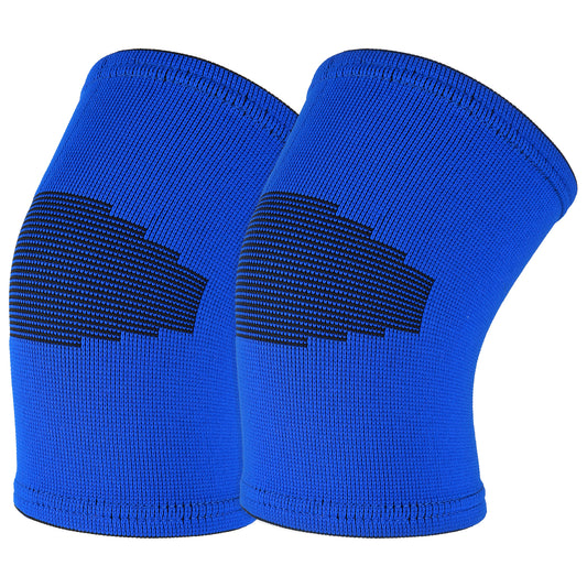 WLLHYF 1 Pair Kids Knee Sleeve Brace Children Knee Support Pad Breathable Elastic Soft Knee Protectors for Kids Child Girls Boys Teens Basketball Volleyball Sports