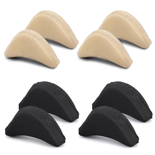 4 Pairs Toe Inserts for Shoes Too Big Toe Cushion Fillers Make Big Shoes Fit Soft Sponge Adjustable Shoe Pads Unisex Reusable Fit Foam Toes Filler for Loose Women High Heel