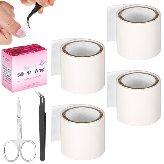 COMNICO Silk Nail Wrap Roll Self Adhesive Nail Repair Tape