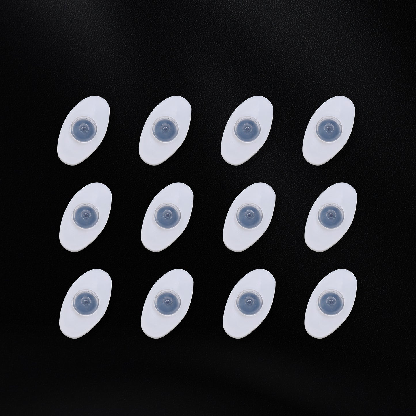 COMNICO Earring Backs for Studs, 12Pcs Silicone Earring Backings Earring Lifter Backings Soft Clear Ear Safety Back Pads Backstops Clutch Stopper Replacement for Fish Hook Earring Studs Hoops
