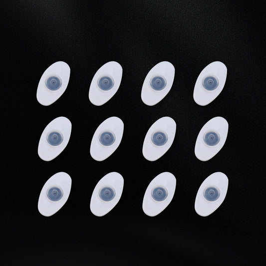 COMNICO Earring Backs for Studs, 12Pcs Silicone Earring Backings Earring Lifter Backings Soft Clear Ear Safety Back Pads Backstops Clutch Stopper Replacement for Fish Hook Earring Studs Hoops