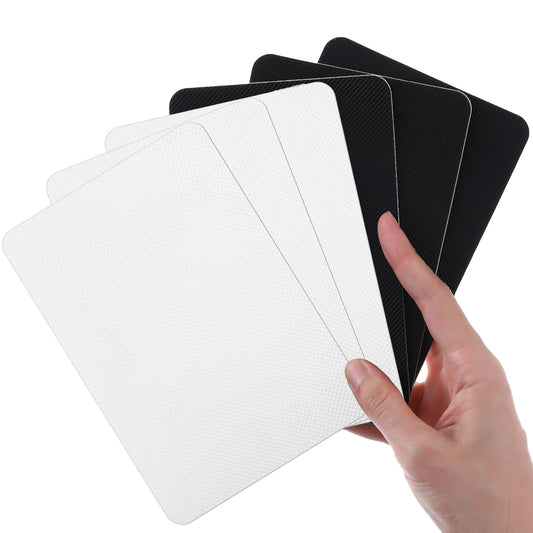 6Pcs Non Slip Self Adhesive Rubber Furniture Pads Enhanced Cuttable Rubber Grip Tape Anti-Sliding Anti-Scratch Floor Protectors Waterproof Anti-Slip Padding Sheets for Safer Handles Surfaces Appliance