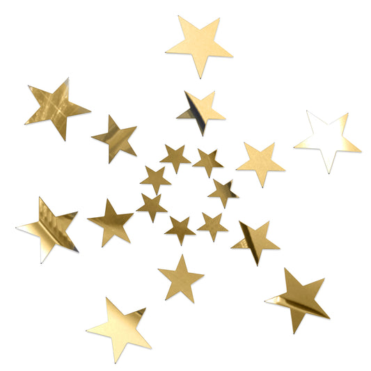 Dimeho 40Pcs Gold Stars Mirror Wall Stickers, Removable Star Wall Decals 3D Acylic Mirror Wall Decorations Star Stickers Adhesive Art Decal for Bedroom Living Room Home Wall DIY Decor (Gold Stars)