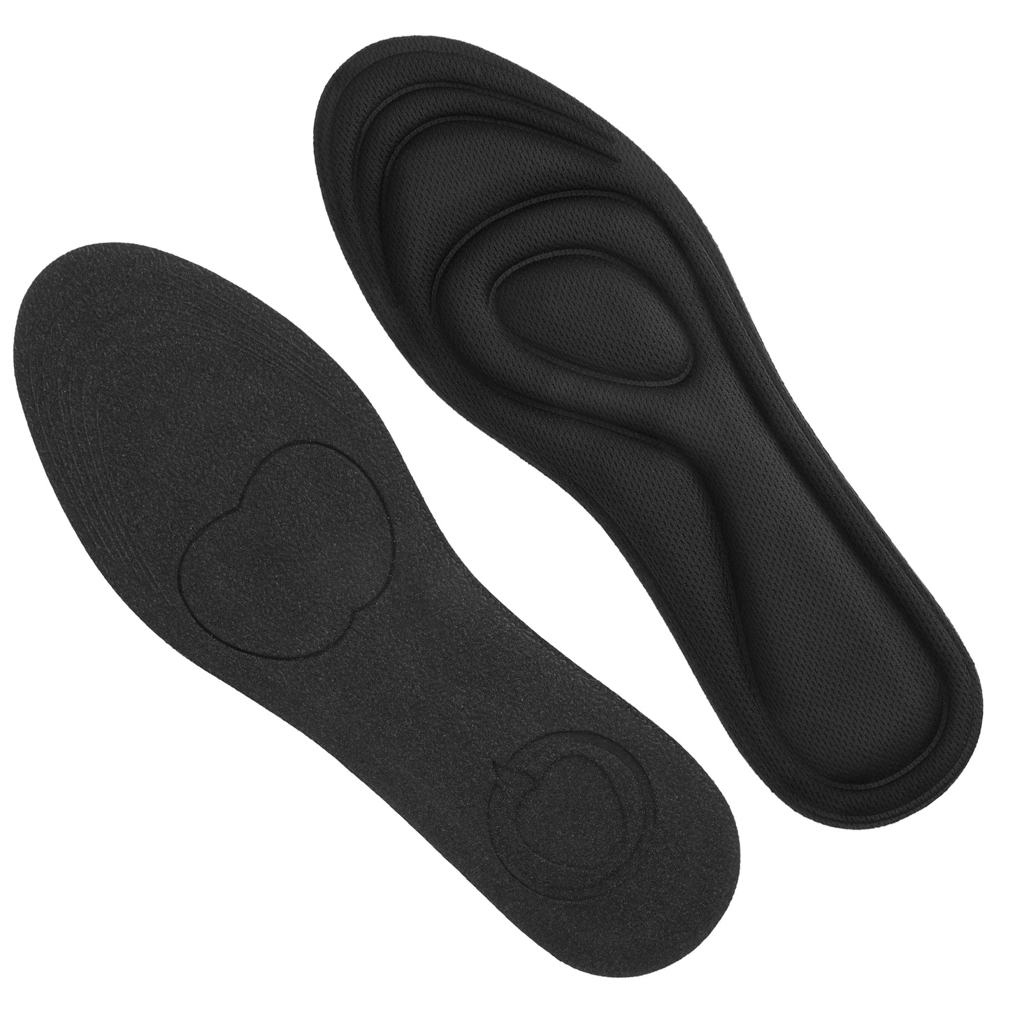 WLLHYF 1 Pair Memory Foam Insoles for Women Replacement Inner Soles for Sneakers Slippers Boots Liners Comfort Cushioning Shoe Inserts Flat Shoe Pads Shock Absorption and Relieve Foot Pain(5.5-7UK)