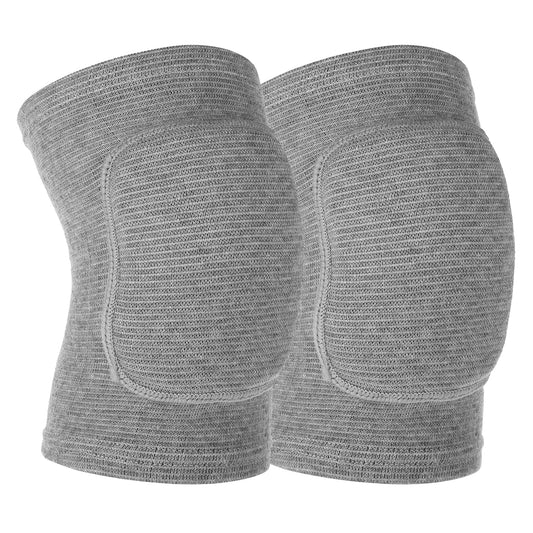 Sibba Compression Elbow Pads Arm Brace Support Fitness Arm Knee Protector Volleyball Basketball Breathable Elbow Wraps for Kids, Men and Women(M,Grey)