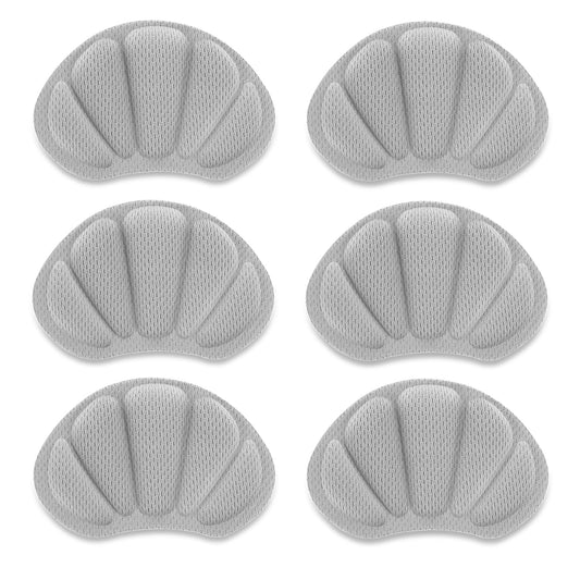Sibba Shoe Inserts Heel Pads Sticker Blisters Protectors Grips 3 Pairs Comfort Sponge Cushion Pain Relief Non Slip Silicone Filler Fit Liners Insoles Foot Petals Back Sole Loose Boot Women