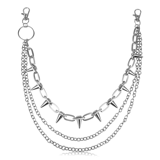 Rivet Layered Pants Chain