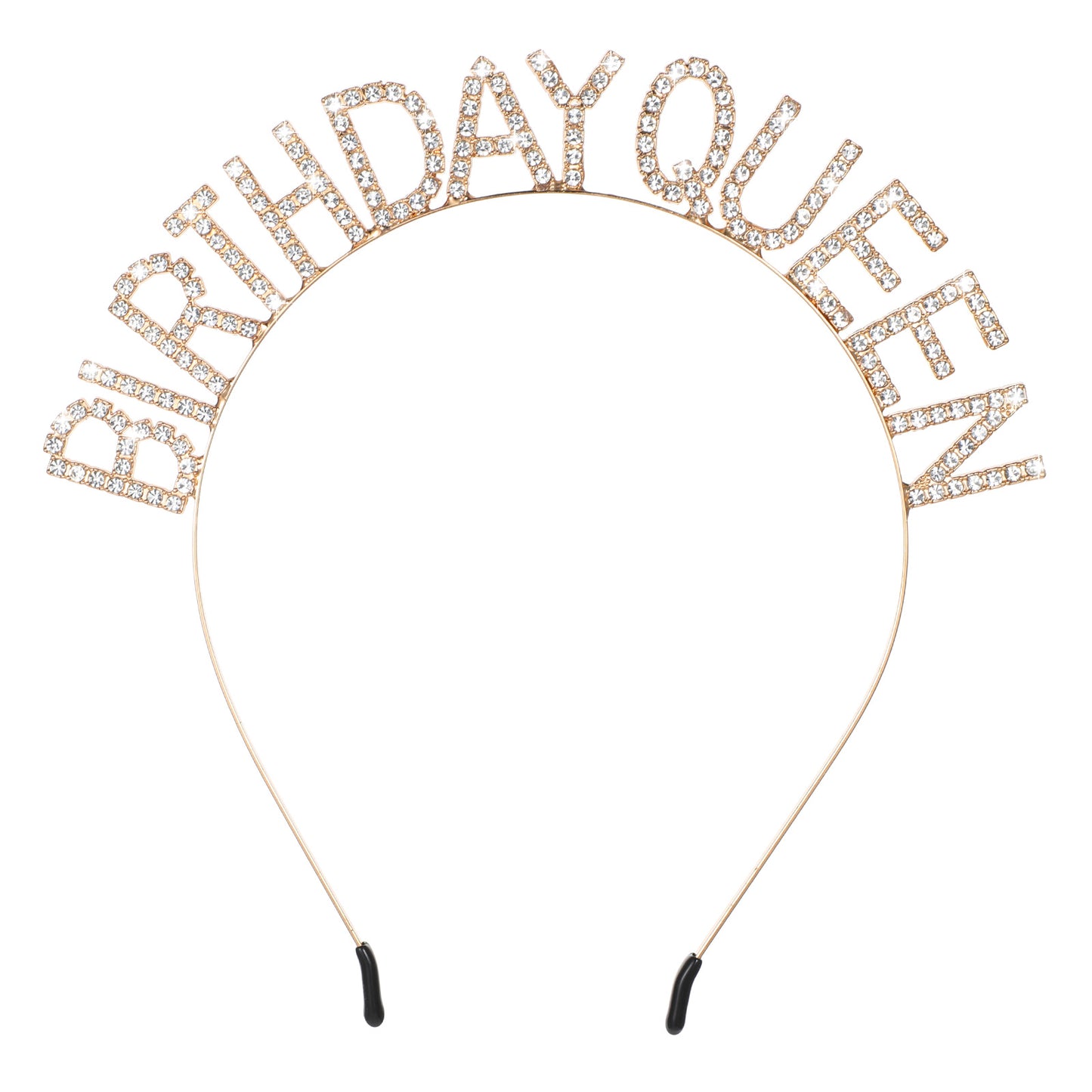 Sibba Birthday Queen Crown Gold Headband Glitter Birthday Hairband Tiara Headwear Shiny Hair Accessories Happy Birthday Crowns for Women Girls Party Christmas Party Decorations Gifts Take Photos