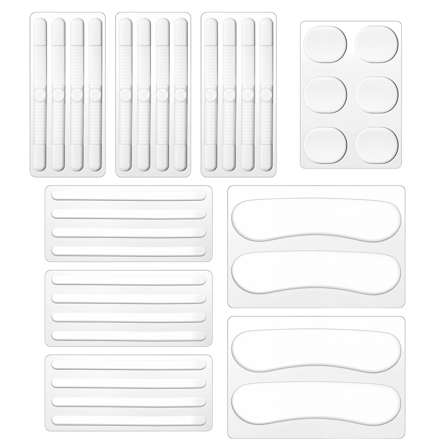 34 Pack Silicone Shoe Strap Grip High Heel Cushion Inserts Anti Slip Shoe Protector Strips Sandals Thin Heel Straps Pad Sling Gel Backs Sticker for Women Heels Men Sneaker Loose Shoes More