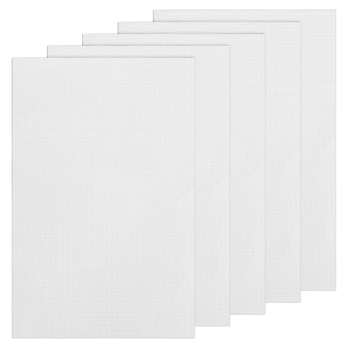 Gsbnjuy 5 Sheets Fursuit Eye Mesh White Mesh Fabric