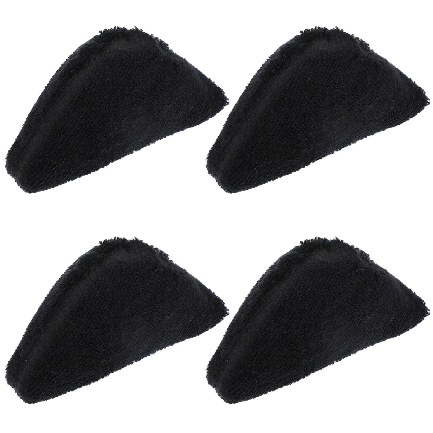 2 Pairs Toe Inserts for Loose Shoe, Sponge Shoe Filler to Make Shoes Smaller, Big Toe Plug Foot Brace Pads Reusable Cushion Insert for Men Women Make Big Shoes Fit(Black)
