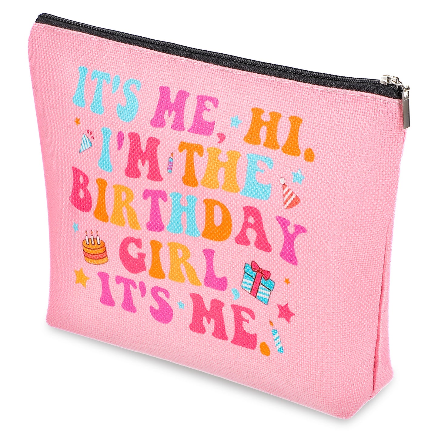 Wanmu Makeup Bag for Singer Fans, Its Me Hi I'm The Birthday Girl Makeup Bag for Singer Fans Birthday Gifts for Women Makeup Cosmetic Bag for Travel Toiletry Makeup Organizer Zipper Pouch