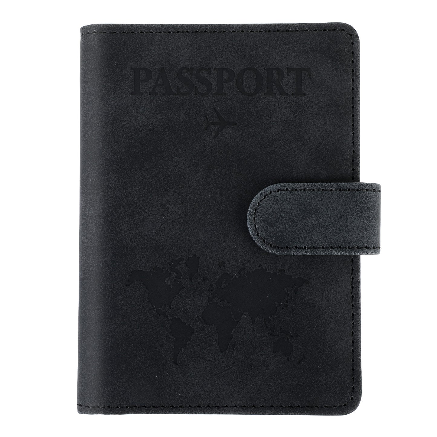 COMNICO Passport Holder, Slim Passport Wallet Cover Case Travel Wallet Travel Essentials with Credit Card Slots Protector Travel Accessories for Women Men