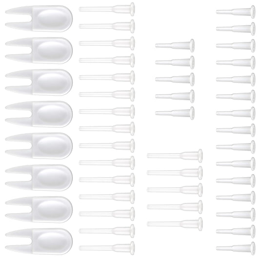 24 Pcs Exercise Ball Plug Replacement Yoga Ball Replacement Plugs Puller Kit Air Plug Valve Nozzles Pilates Balls Air Stopper Plugs Pin Adapter Kit for Exercise Balls Fitness Inflatable Bed Pool