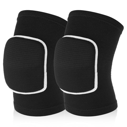 COMNICO Arm Brace Pads Elbow Protector Strap Pair, Breathable Anti-Collision Sponge Tendonitis Fitness Volleyball Basketball Tennis Golfers Knee Support Band for Kids Men Women Elderly