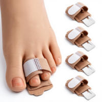 YUXIANLB 4pcs Toe Straightener, Adjustable Wrap with Removable Aluminum