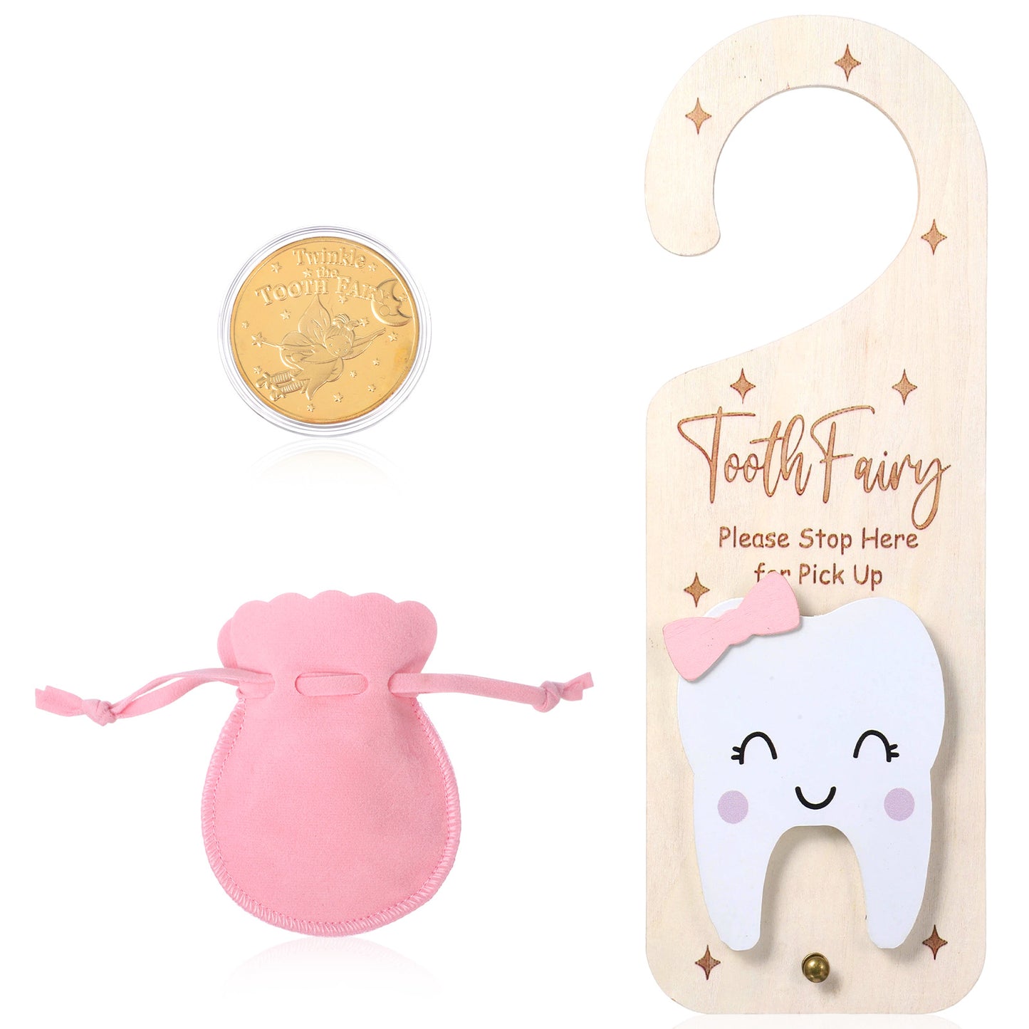 Gsbnjuy Tooth Fairy Door Hanger