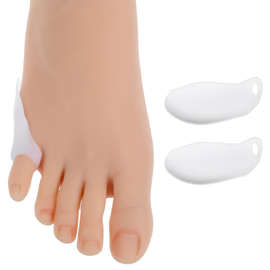 COMNICO Tailor's Bunion Shield Spacers, 8PCS Bunion Cushion Protector Tailor's Bunion Corrector Pads Soft Gel Bunionette Pads with Spacer Pinky Toe Protector Fast Foot Pain Relief for Men & Women