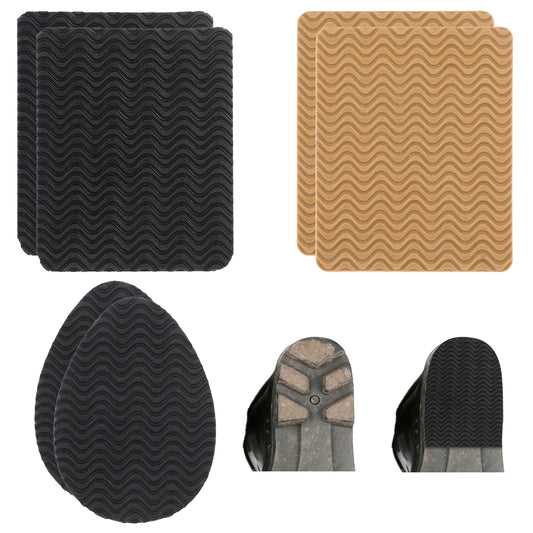 COMNICO Shoe Heel Pads, 6 Pcs Non-Slip Sole Protectors Adhesive Stickers High Heels Shoe Grips Replacement Anti-Slip Shoe Heel Repair Kit for Womens High-Heels Shoes