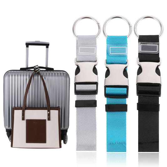 COMNICO Add a Bag Luggage Straps Jacket Gripper, 3Pcs Heavy Duty Luggage Straps Adjustable Suitcase Strap Travel Accessories Attachment for Connecting Two Suitcases or Smaller Packages Together